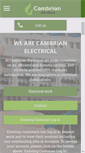 Mobile Screenshot of cambrian-electrical.com